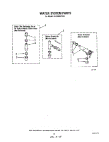 11 - Water System parts for Whirlpool Washer 4LA9300XTW0 from AppliancePartsPros.com