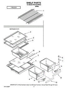 05 - Shelf Parts, Optional Parts (Not Included) parts for Maytag Refrigerator MTB1452VRW00 from AppliancePartsPros.com