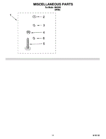 10 - Miscellaneous  Parts, Optional Parts (Not Included) parts for Whirlpool Washer IM42000 from AppliancePartsPros.com