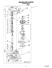 08 - Gearcase Parts, Optional Parts (Not Included) parts for Whirlpool Washer IT42000 from AppliancePartsPros.com