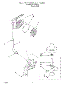 06 - Fill And Overfill parts for Kitchenaid Dishwasher KUDC24SESS4 from AppliancePartsPros.com