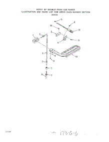 05 - Upper Oven Burner Section parts for Whirlpool Range 1835^3A from AppliancePartsPros.com