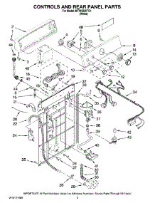 02 - Controls And Rear Panel Parts parts for Maytag Washer MTW5620TQ1 from AppliancePartsPros.com