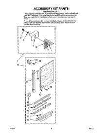 06 - Accessory Kit parts for Whirlpool Air Conditioner RH123A1 from AppliancePartsPros.com