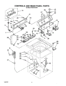 03 - Controls And Rear Panel parts for Whirlpool Washer RAC4244AL0 from AppliancePartsPros.com