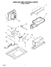 02 - Air Flow And Control Parts parts for Whirlpool Air Conditioner CA18WYR0 from AppliancePartsPros.com