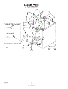 05 - Cabinet parts for Whirlpool Washer LA6800XKW3 from AppliancePartsPros.com