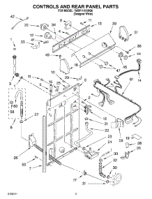 02 - Controls And Rear Panel Parts parts for Whirlpool Washer 7MBP11973MQ0 from AppliancePartsPros.com