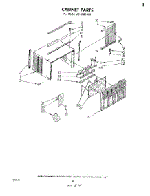 04 - Section parts for Whirlpool Air Conditioner AC0062XM1 from AppliancePartsPros.com