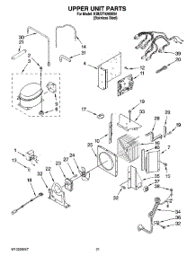 13 - Upper Unit Parts parts for Kitchenaid Refrigerator KBUDT4265E04 from AppliancePartsPros.com
