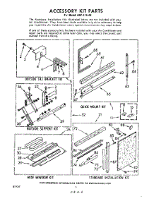04 - Section parts for Whirlpool Air Conditioner AHFE1440 from AppliancePartsPros.com