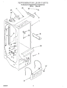 02 - Refrigerator Liner parts for Kitchenaid Refrigerator KSRS22QDAL02 from AppliancePartsPros.com