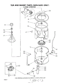 05 - Tub And Basket (Non Suds Only) parts for Whirlpool Washer LA7680XPW2 from AppliancePartsPros.com