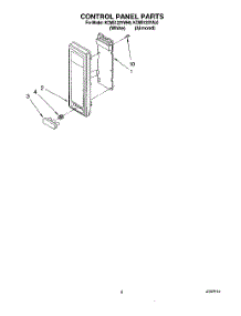 06 - Control Panel, Lit / Optional parts for Kitchenaid Microwave KCMS122YAL0 from AppliancePartsPros.com