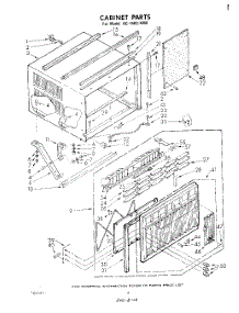 04 - Cabinet parts for Whirlpool Air Conditioner AC1402XM0 from AppliancePartsPros.com