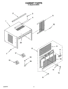 03 - Cabinet Parts, Optional Parts (Not Included) parts for Whirlpool Air Conditioner CA12WRP2 from AppliancePartsPros.com