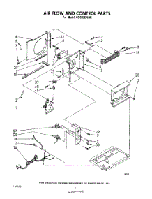 03 - Section parts for Whirlpool Air Conditioner AC0052XM0 from AppliancePartsPros.com