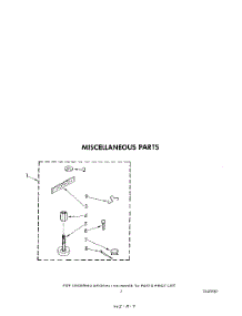 05 - Miscellaneous parts for Whirlpool Washer LA3400XSW0 from AppliancePartsPros.com