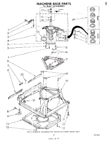 07 - Machine Base parts for Whirlpool Washer LA7450XMW1 from AppliancePartsPros.com