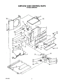 02 - Air Flow And Control parts for Whirlpool Air Conditioner ACM102XX2 from AppliancePartsPros.com