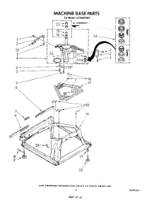 07 - Machine Base parts for Whirlpool Washer LA7680XSW1 from AppliancePartsPros.com