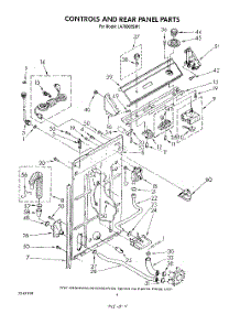 03 - Controls And Rear Panel parts for Whirlpool Washer LA7900XSW1 from AppliancePartsPros.com