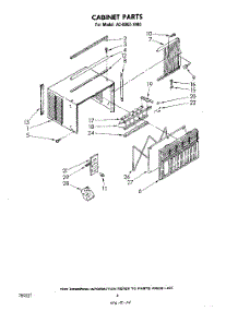 04 - Section parts for Whirlpool Air Conditioner AC0062XM0 from AppliancePartsPros.com