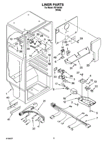 03 - Liner Parts parts for Whirlpool Refrigerator IRT184300 from AppliancePartsPros.com