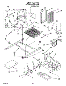 09 - Unit Parts parts for Whirlpool Refrigerator 7SS25HFXMS00 from AppliancePartsPros.com