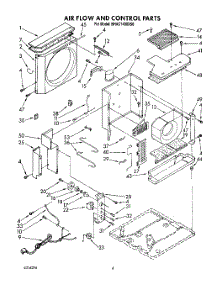 03 - Air Flow And Control parts for Whirlpool Air Conditioner BHAC1400XS0 from AppliancePartsPros.com