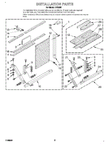 06 - Installation parts for Whirlpool Air Conditioner RE253E from AppliancePartsPros.com