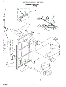 02 - Rear Panel parts for Kitchenaid Washer KAWE877BWH1 from AppliancePartsPros.com