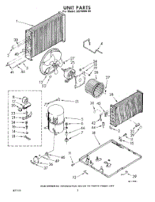 02 - Unit , Lit / Optional parts for Whirlpool Air Conditioner ACFW0940 from AppliancePartsPros.com