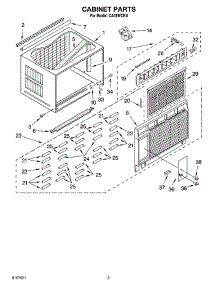 03 - Cabinet Parts parts for Whirlpool Air Conditioner CA18WCK0 from AppliancePartsPros.com