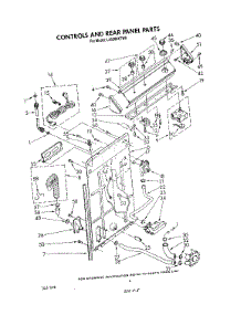 03 - Controls And Rear Panel parts for Whirlpool Washer LA5360XTG0 from AppliancePartsPros.com