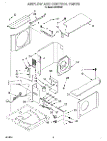 02 - Airflow And Control parts for Whirlpool Air Conditioner CA14WC51 from AppliancePartsPros.com