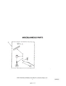 05 - Miscellaneous parts for Whirlpool Washer LA5550XPW7 from AppliancePartsPros.com