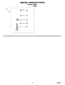 10 - Miscellaneous  Parts, Optional Parts (Not Included) parts for Whirlpool Washer IM42001 from AppliancePartsPros.com