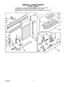 05 - Installation parts for Whirlpool Air Conditioner CA18WC50 from AppliancePartsPros.com