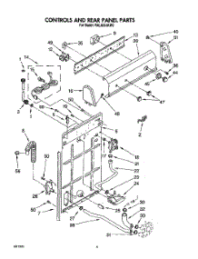 03 - Controls And Rear Panel parts for Whirlpool Washer RAL6245AG0 from AppliancePartsPros.com