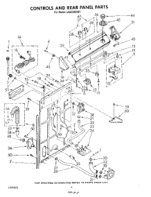 03 - Controls And Rear Panel parts for Whirlpool Washer LA5668XSW1 from AppliancePartsPros.com