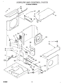 02 - Airflow And Control parts for Whirlpool Air Conditioner AR1800XA2 from AppliancePartsPros.com
