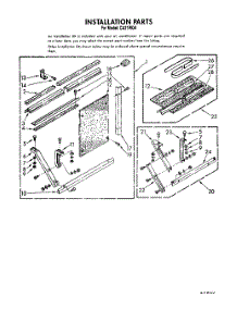 06 - Installation Parts parts for Whirlpool Air Conditioner CA21WQ4 from AppliancePartsPros.com