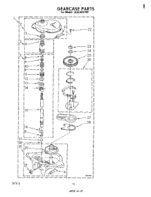 10 - Gearcase parts for Whirlpool Washer LA5430XPW1 from AppliancePartsPros.com