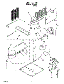 04 - Unit Parts parts for Whirlpool Refrigerator IKT195301 from AppliancePartsPros.com