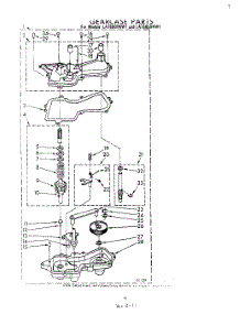 07 - Gearcase parts for Whirlpool Washer LA7680XKW1 from AppliancePartsPros.com