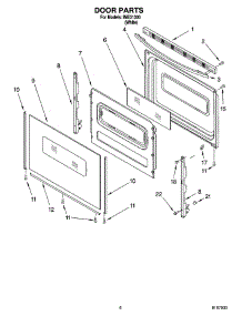 05 - Door Parts, Miscellaneous Parts parts for Whirlpool Range IME31300 from AppliancePartsPros.com