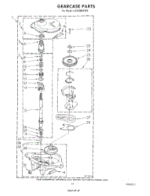 10 - Gearcase parts for Whirlpool Washer LC4900XTW0 from AppliancePartsPros.com