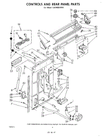 03 - Controls And Rear Panel parts for Whirlpool Washer LA3400XPW1 from AppliancePartsPros.com