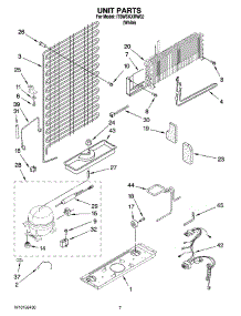 04 - Unit Parts parts for Whirlpool Refrigerator IT8WSKXRW02 from AppliancePartsPros.com